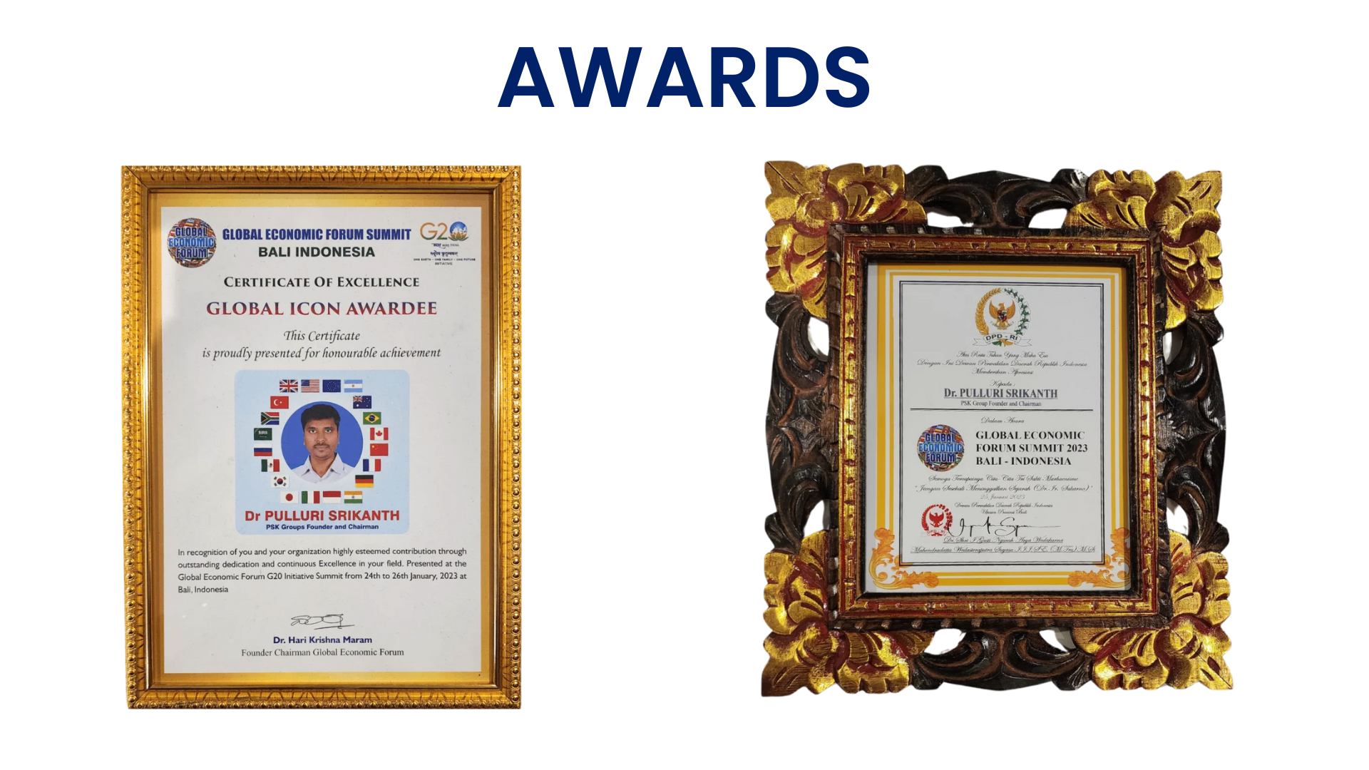 Awards & Recognition